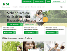 Tablet Screenshot of hdi.de